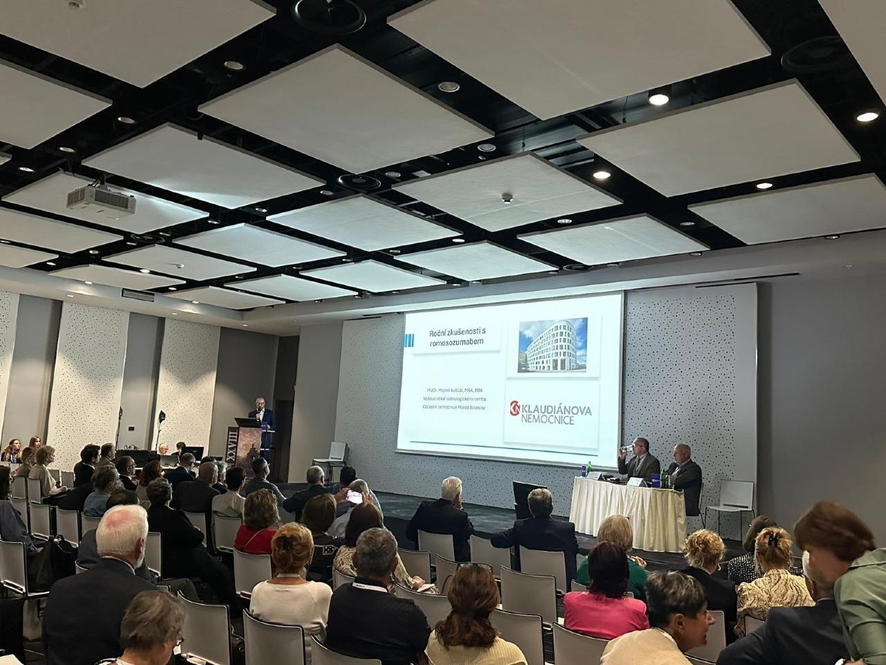 Klaudiánova nemocnice měla zastoupení na prestižním kongresu osteologů